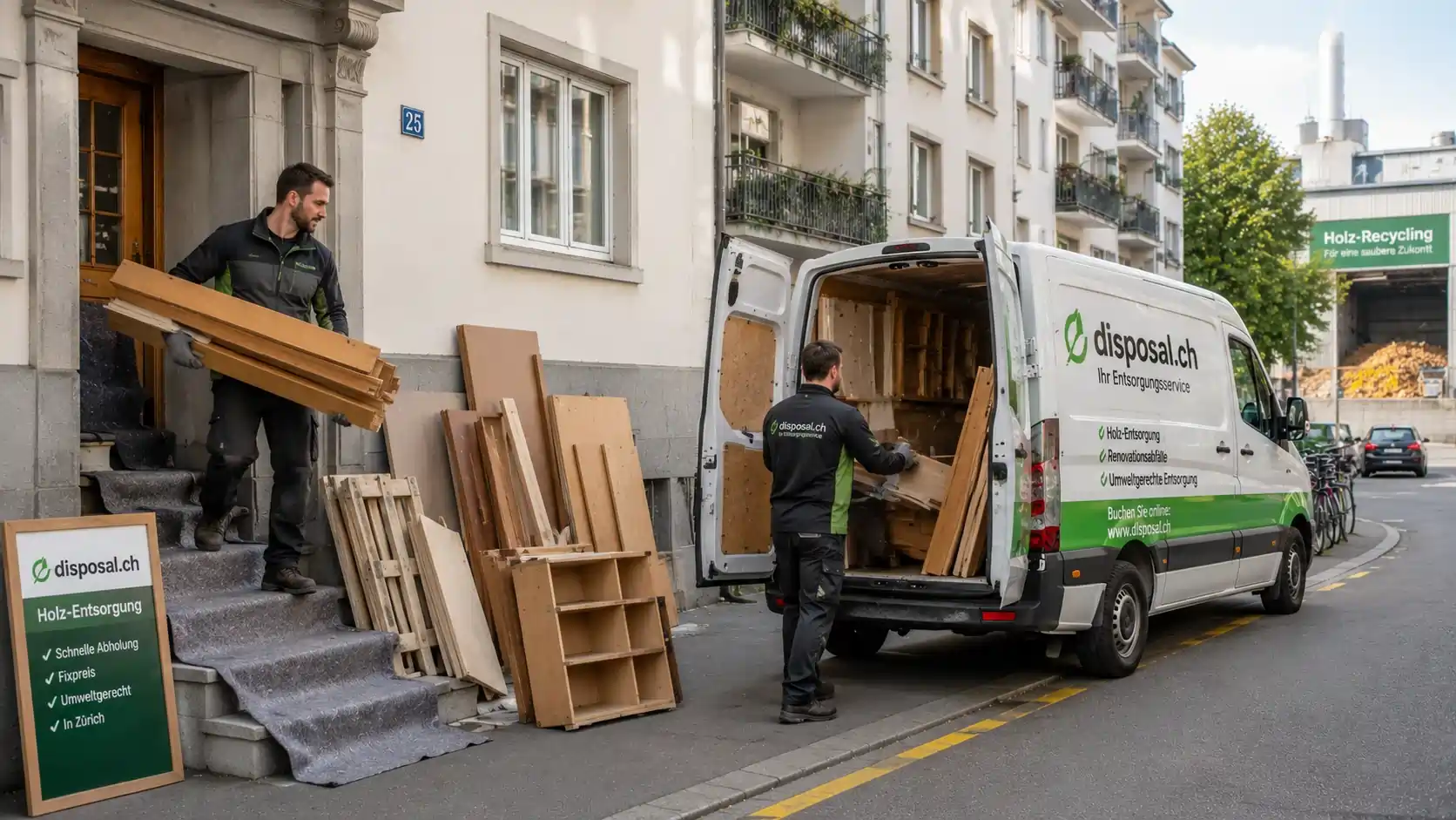 Holz-Entsorgung in Z&uuml;rich